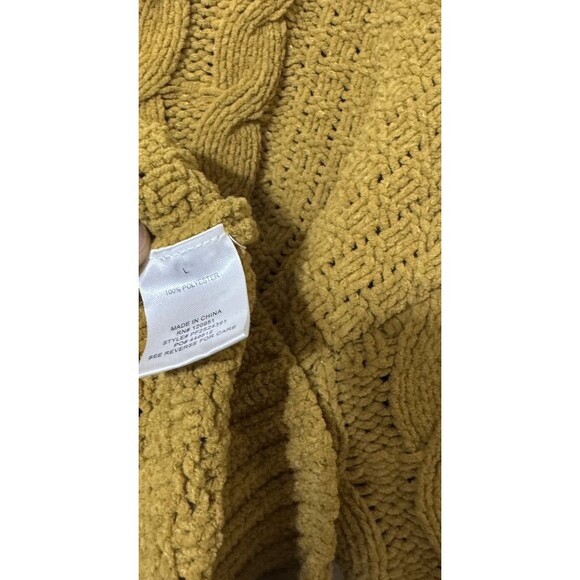 Pink Republic Cable Knit Crew Neck Sweater Size M - Picture 3 of 4